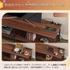 WLIVE TV TV Low Width Low TV Large TV Compatible with AV Corner TV Living Bedroom ADSG621 Brown Stand, Board, Board, 150cm, Type, Stand, Vintage,
