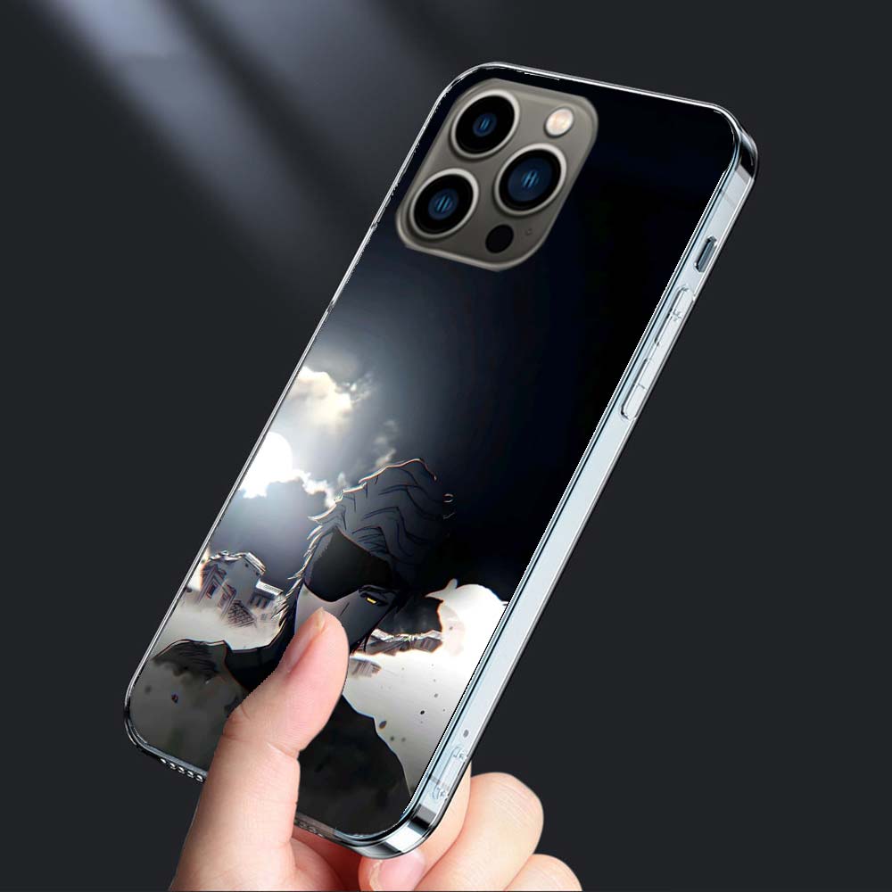 Bleach Aizen Sousuke Phone Case For Iphone 16E 15 Pro 14 Plus 17E 16 17 Pro Max Air 11 12 13 Mini Shockproof Capa Cute Cover