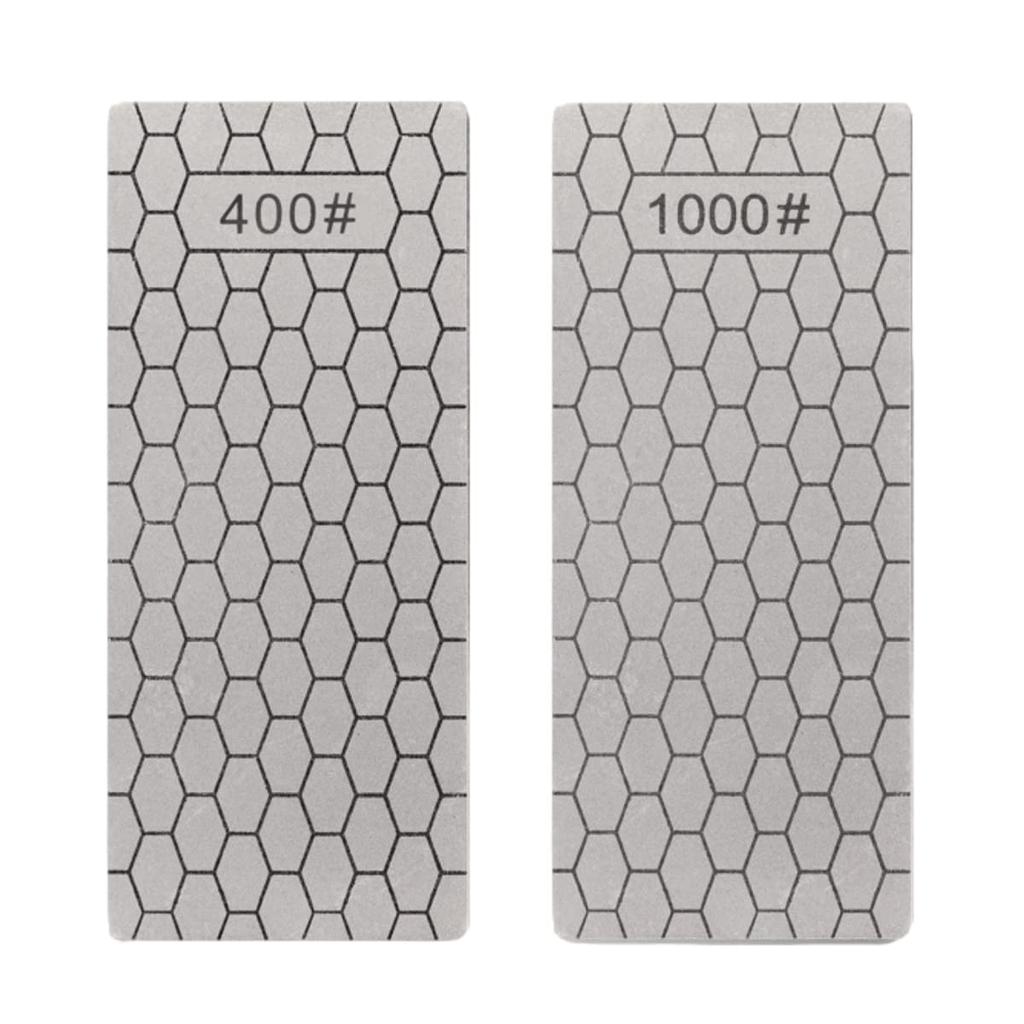 Diamond Whetstone for Knife Sharpening and Surface Refining #400#600#1000#1200 (#400#1000)
