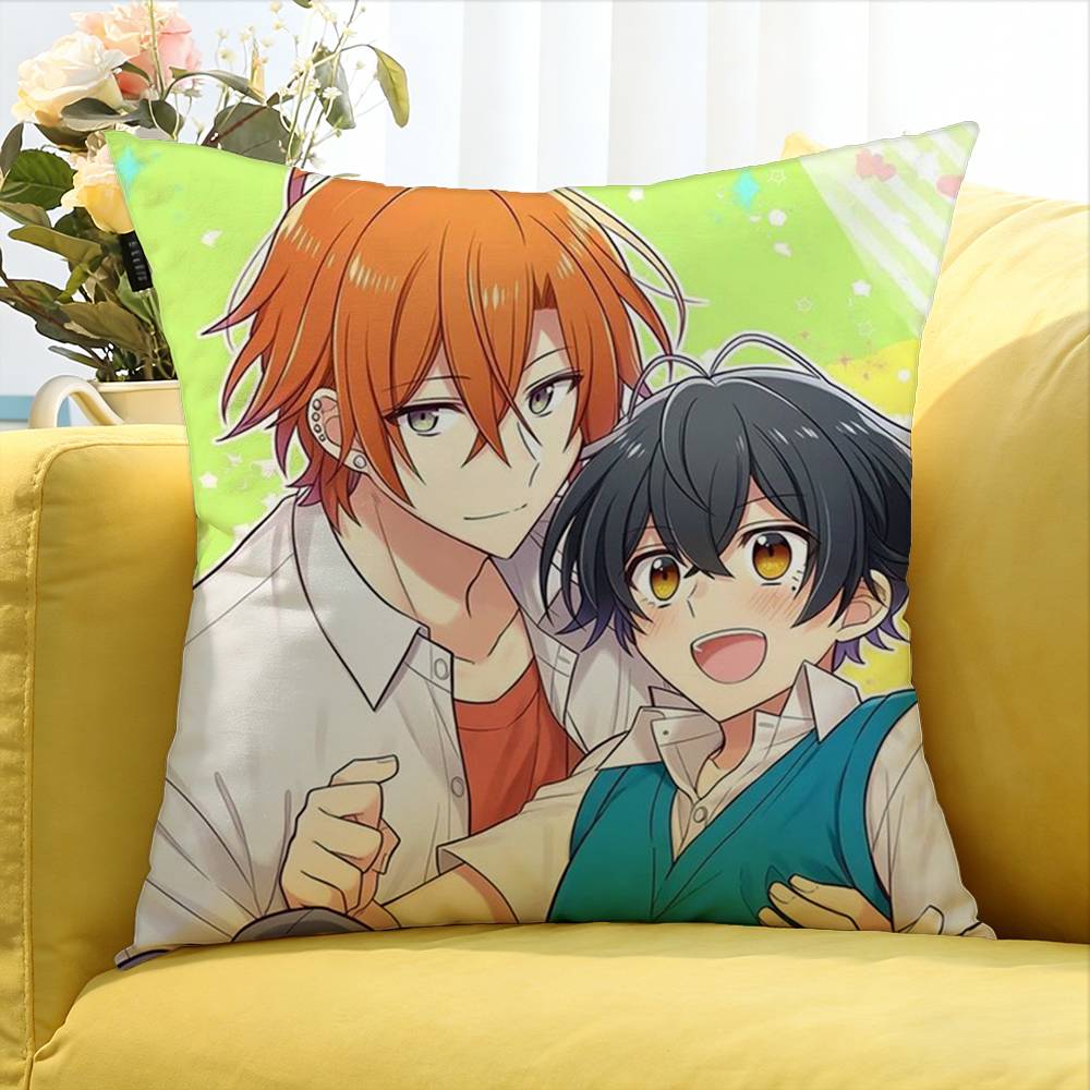 Sasaki to Miyano BL World Various Sizes Square Pillow Case For Car Home Bedchamber Decor