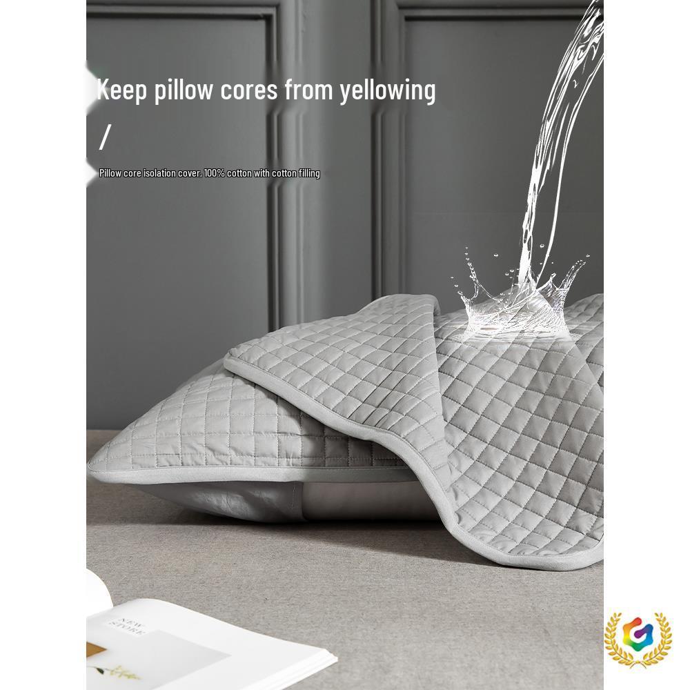 Taie d'oreiller anti-transpiration et anti-acariens: Anti-Huile & Tache, Couche Nano Isolante Protectrice pour Hommes & Femmes.