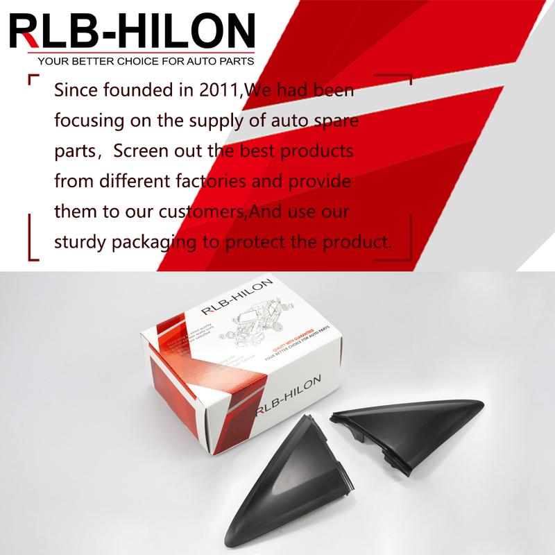 Car Front Window Triangle Garnish Cover Panel Side Mirror Triangle Trim For Toyota Hiace Coummter Super Grandia GL 2005-