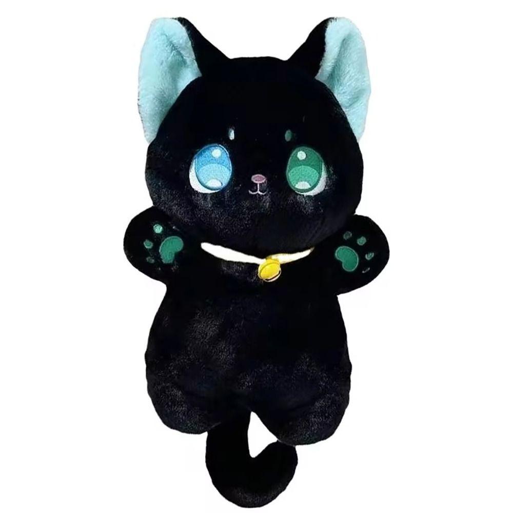 1Pcs Kid Gift Stuffed Animal Doll Black and White Children Toys Durable Cat Plush Toy for Kids Girl