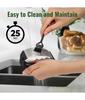 Household Stainless Steel Manual Garlic Mincer Chopping Garlic Tool Fruit Vegetable Tools Peeler and Cleaning Brush for Smashing