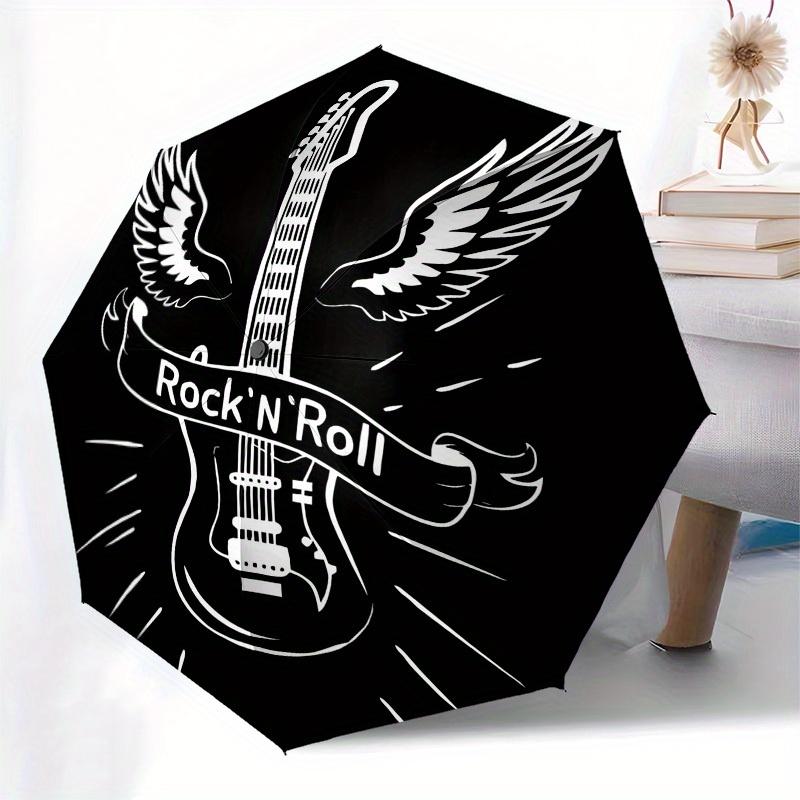 1pc Guitar Wings Themed High-quality Umbrella,Automatic Opening and Closing Umbrella,Multi-functional Umbrella G0811383