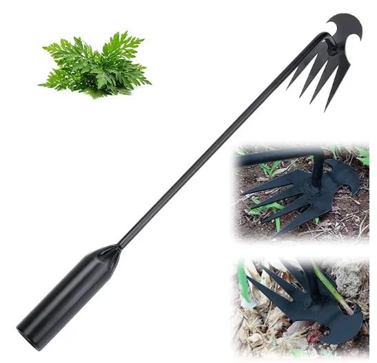 

4 Tooth Manganese Steel For Gardening Backyard Farm Garden Weed Pulling Tool Uprooting Weeding Tool Weed Puller Tool