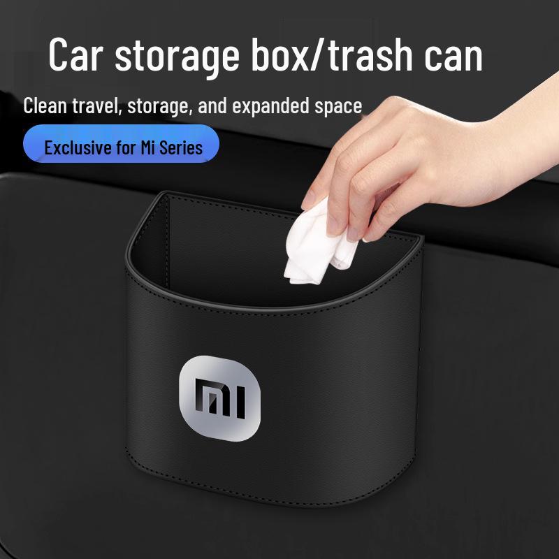 Compatible with Xiaomi SU7/SU7 Ultra: Car Trash Can, Interior Storage Bin, Decorative Accessory