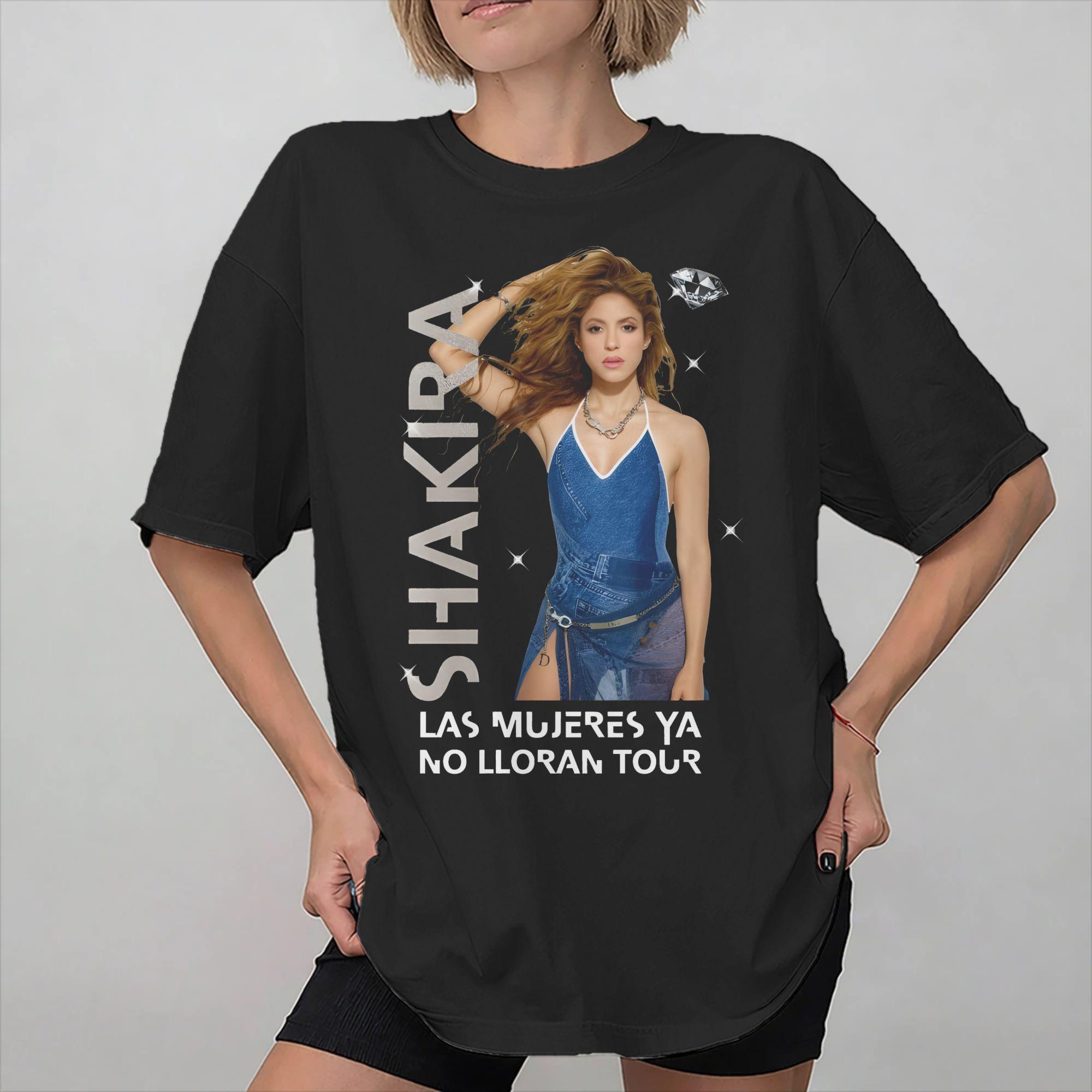 

Unisex Women Graphic Printing Shakira Las Mujeres Ya No Lloran World Tour T Shirt Tee Pure Cotton Tshirts Clothing 4XL
