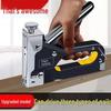 Three-in-One Handheld Woodworking Staple and Brad Nailer for Cabinets and Sofas