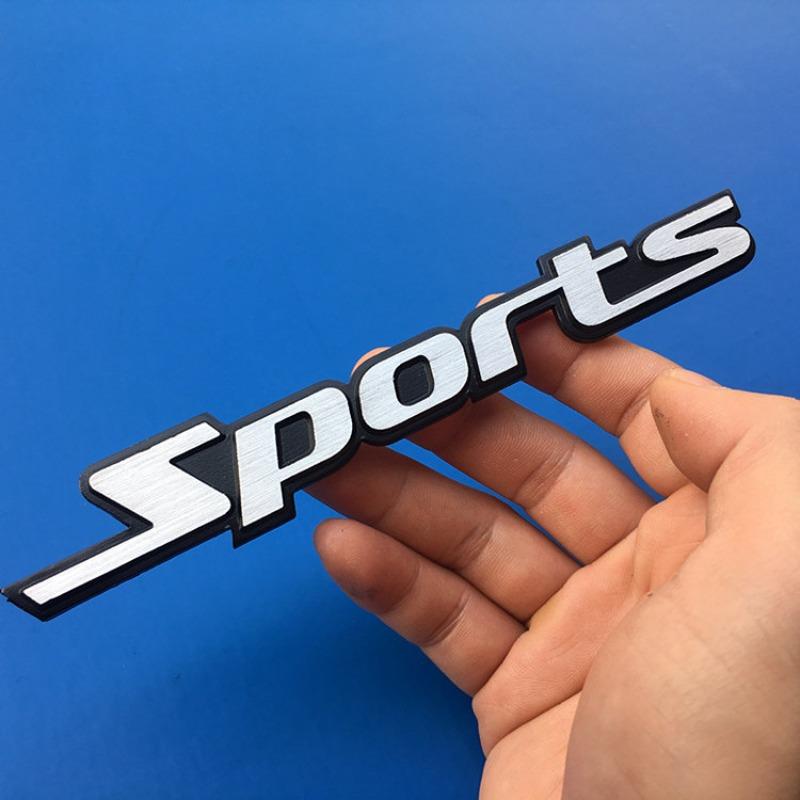 Sports car sticker, body metal brushed modified car sticker, rear personalized decorative sticker scratches block side label