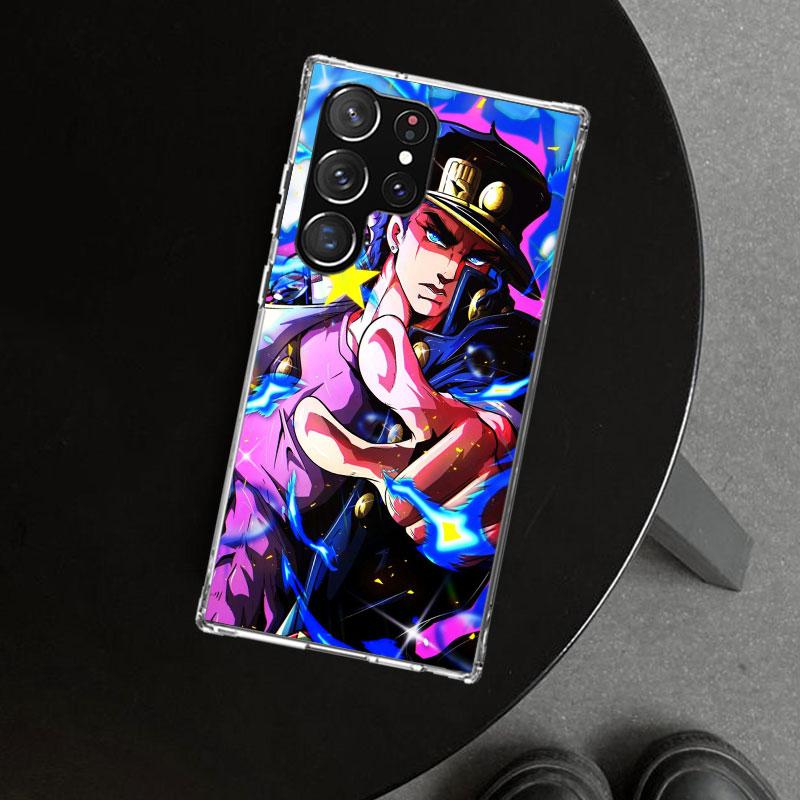 JoJo's Bizarre Adventure Kujo Jotaro Phone Case Cover for Samsung Galaxy S26 S25 Edge S24 S23 Ultra S22 Plus S21 FE S20 + Art Cu