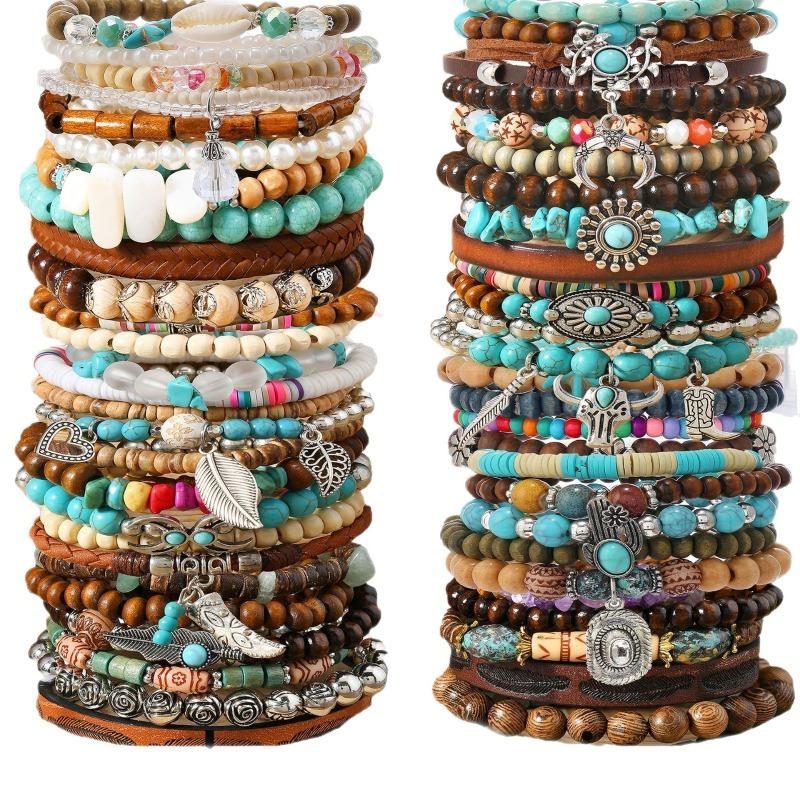 Beaded Elastic Line Men's and Women's Bracelet Bracelet Bracelet