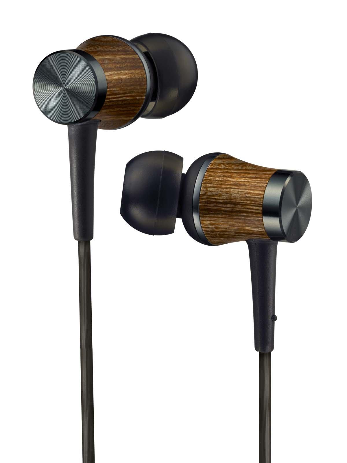 

JVC Canal Earphone NW WOOD Series High Resolution Compatible Black HA-FW7-B