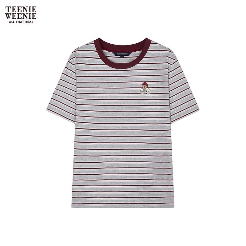 Teenie Weenie Women's Bear Stripe T-Shirt 2026 Summer Collection