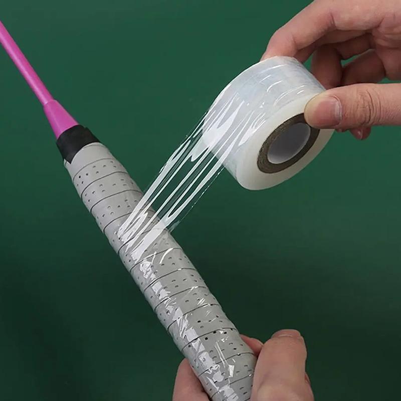1Roll Badminton Racket Tennis Racket Base Film Towel Sweatband Priming Film Racket Grip Backing Cushion Waterproof Film