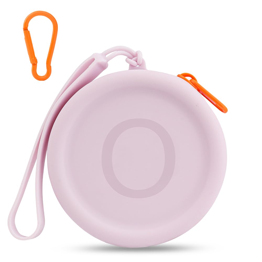 Silicone Dog Treat Pouch Bag,Portable and Waterproof ,Ideal for Dog and Cat Snacks On Walks,Pocket Size,Easy To Clean,Odorless,Zipper Design