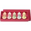 Mino Ware Chopstick Rest, Set of 5, Yuzen, Porcelain, Chopstick Rest, Cutlery Rest, Japanese Pattern