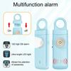 Rechargeable Safety Keychain Personal Safety  Alarm 130dB Buzzer with SOS Strobe Light Female Anti Wolf Device Security Tools