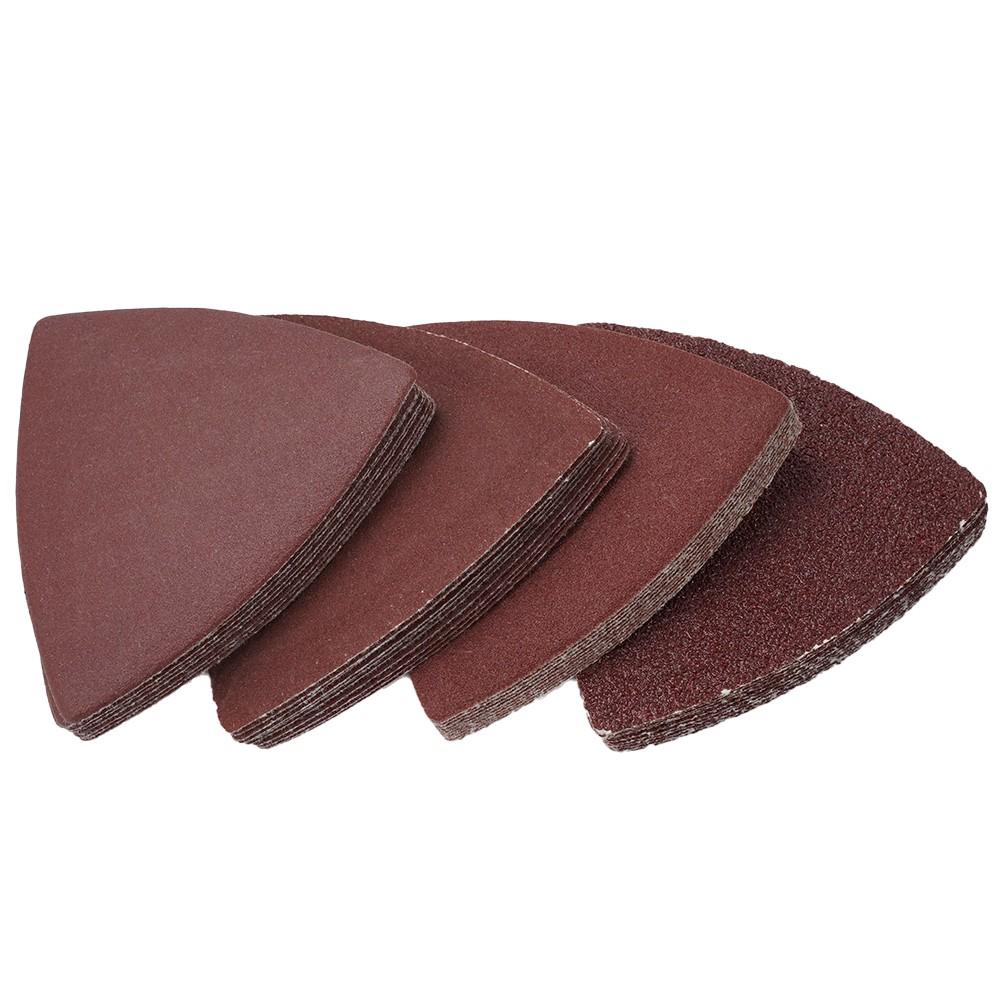 80x80x80mm Sanding Disc Fit 3-1/8 Inch Multi Tool Triangular