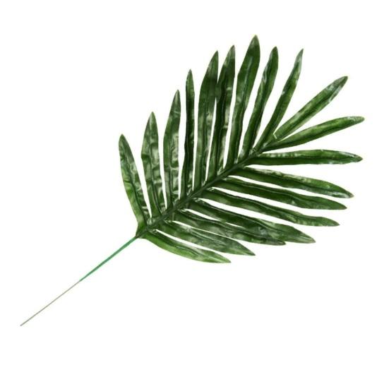 12Pcs Artificial Leaves Plastic Faux Cycad Leaves Dining Table Decor Fake Cycad