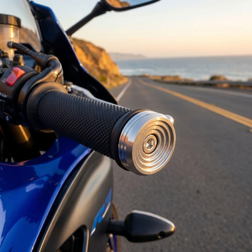Anti Vibration Motorcycle Handlebar End Caps Motorcycle Grips Ends Handlebar Protection