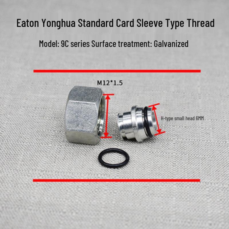 

Гидравлический фитинг с врезным кольцом, метрическая наружная резьба, уплотнение с 24° конусом, заглушка с внутренней резьбой типа H, 9C Легкая серия / 9D Тяжелая серия.