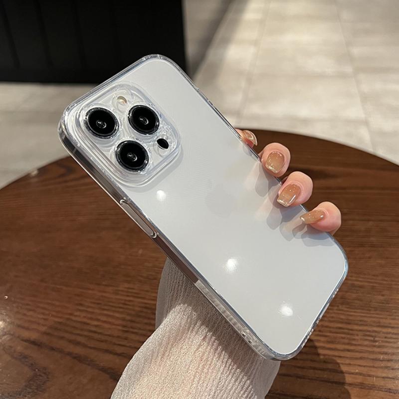 Weiche Transparente Silikon Handyhülle Für iPhone 16 15 14 13 12 11 Pro Max X XS XR 8 7 Plus Mini SE Ultradünne Klare Rückseite