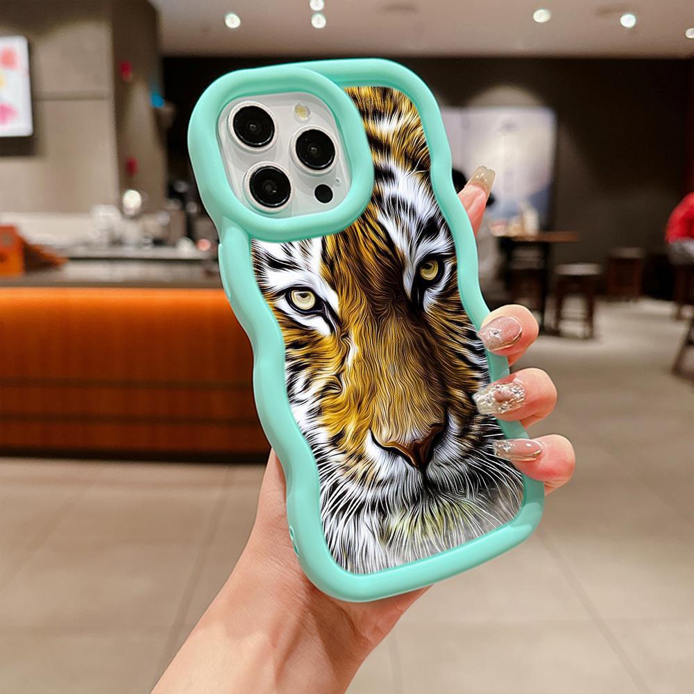 Ae99 Tigers Lion Love Design Art Protective Phone Cases for Samsung S23 S24 Ultra A15 A55 A14 A13 A25 A54 A51 A04s S20 FE Big Wave TPU Back Cover