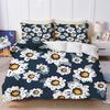 Plant Cute Flowers Bedding Set 3D Children'S Bedding Set Quilt Duvet Cover King Size Twin Covers Children Printed 100% Polyester