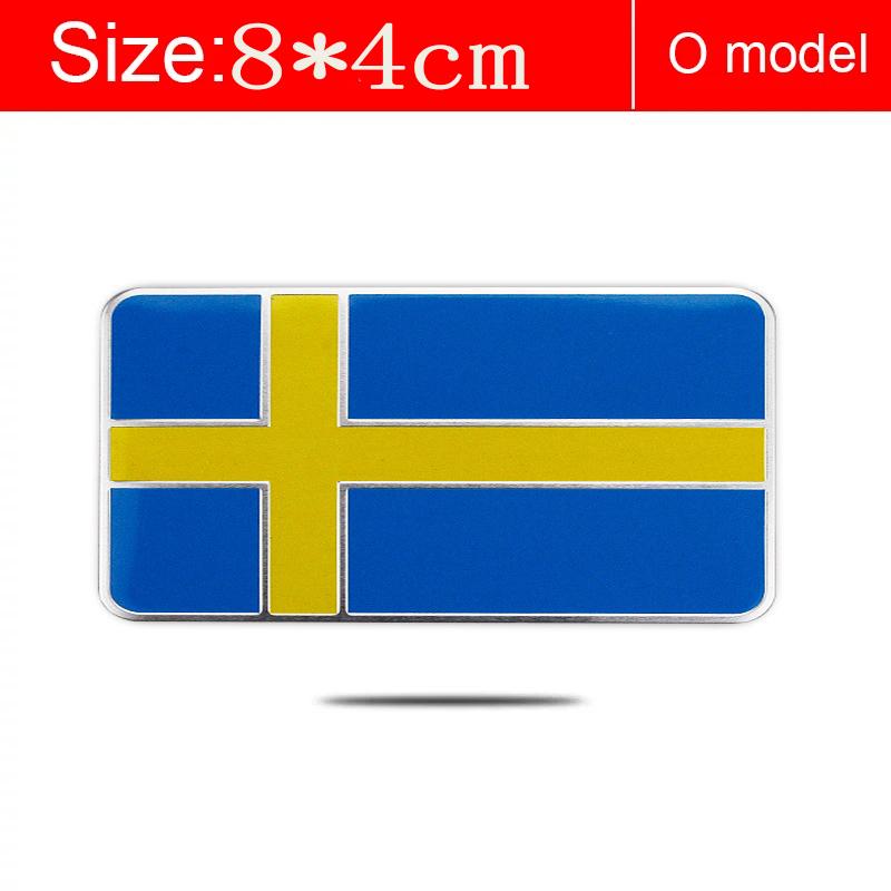 1pcs Car Accessories 3D Aluminum Logo Indoor Decoration Fender Trunk Stickers For Volvo Rdesign T6 AWD C30 C70 S40 S60 S70 S80
