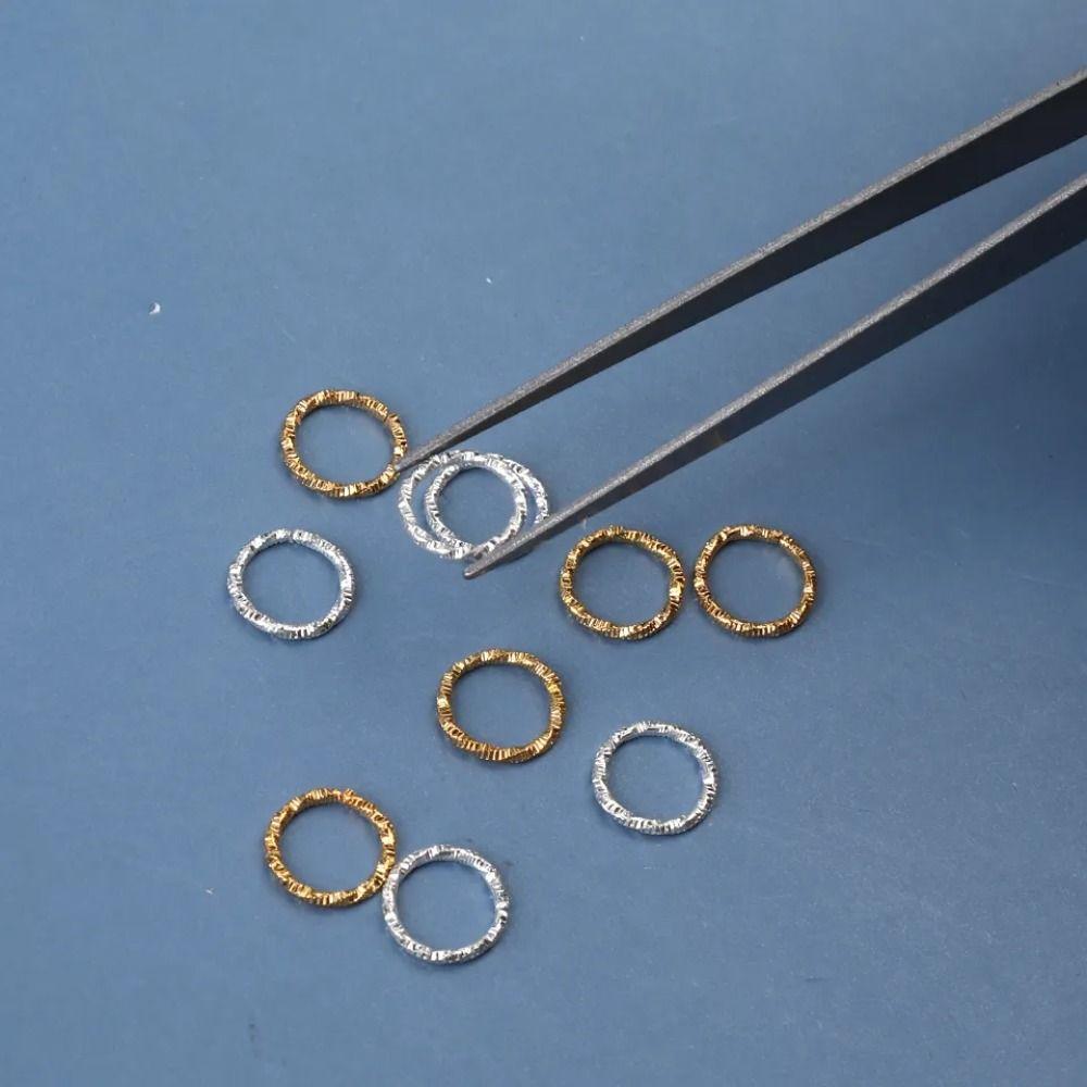 50PCS Charm Hair Rings Big Hole Cuff Clip Hair Braids Reggae Dreadlocks Beads