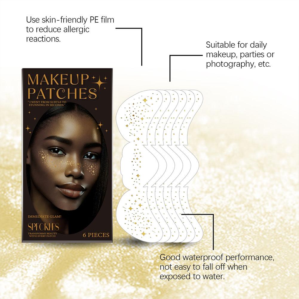 2024 Fashion Flash Stickers To Easily Create Natural Makeup Makeup Beauty Stickers Freckles R5U5