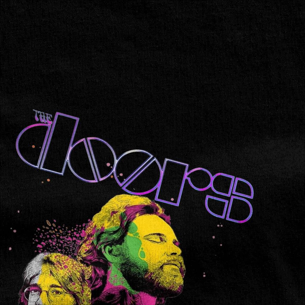 Jim Morrison Doors Band T-Shirt Accessoires Herren Damen Reine Baumwolle Verrücktes T-Shirt Kurzarm Kleidung Geschenkidee