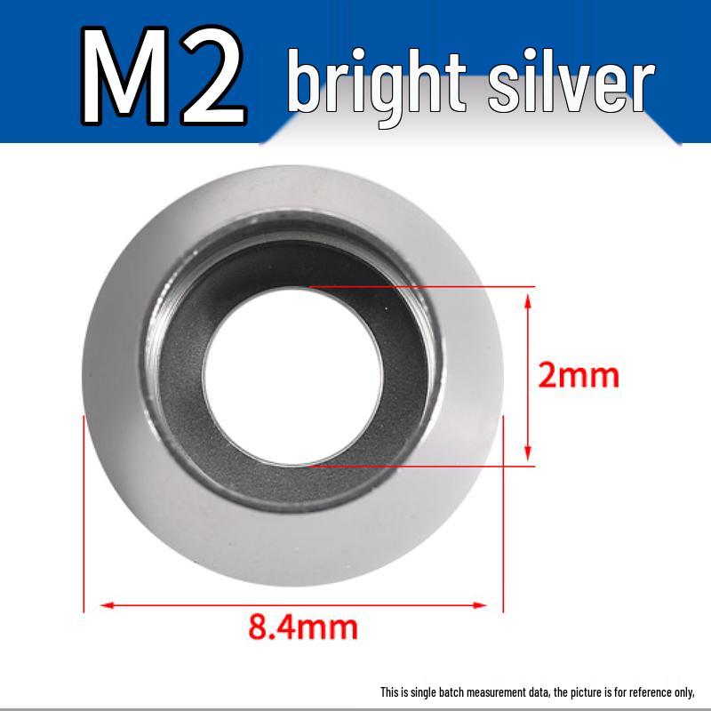 Farbiger Sechskantschrauben-Unterlegscheiben-Satz aus Aluminiumlegierung: Größen M2-M8