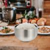 304 Stainless Steel Bowl Double Layer Noodle Container Soup Bowl Heat Preservation Food Storage Rice Vegetables Fruits Household
