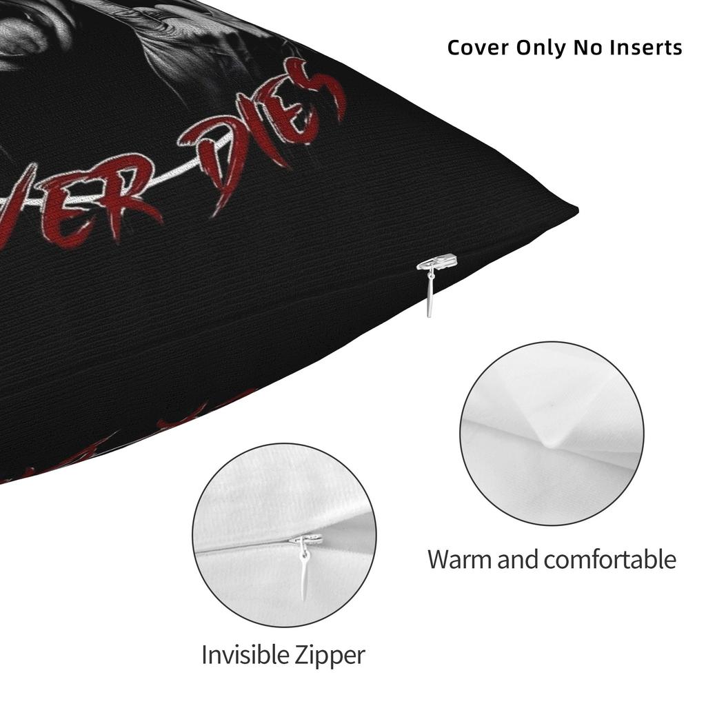 Ozzy Osbourne Pillow Case Print Pillow Cover For Living Room Sofa Retro Trendy Pillowcases