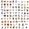 Halloween sticker set 100 pieces decoration stickers stylish cute waterproof suitable cars smartphones suitcases bikes skateboards helmets guitars