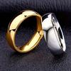 New Trendy Glossy Women's Jewelry, Internal and External Curved Spherical Couple Rings