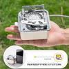 Portable Burner Camping Stove Windproof Foldable Mini Heater Gas Tank Stove for Hiking Picnic BBQ Cooking Outdoor Equipment