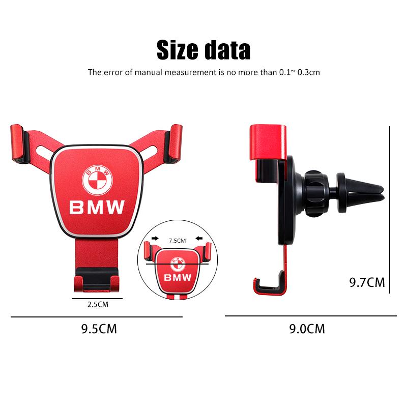 Gravity Car Phone Holder Air Vent Clip Cell Phone Stand Support For BMW 50th Anniversary 3 5 7 Series F30 X3 F10 E90 F20 E46 E60 LT9