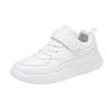 Boys' sports shoes 2025 spring new children's solid color white shoes middle and older children's students white casual shoes girl