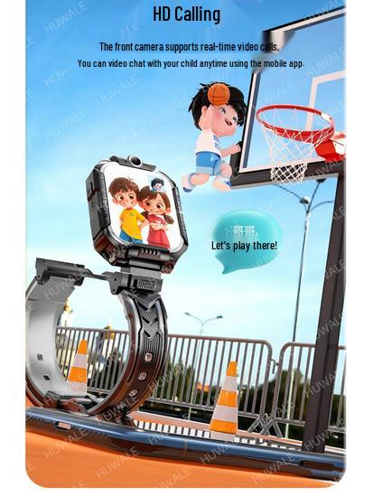 HUWE Z9 Student Smartwatch: 5G, Dual Camera, Waterproof, Learning Features, Real-time Positioning, Card Slot.