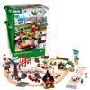 BRIO World Deluxe Set 33766, for Ages 3 and Up. [Toy, Wooden Toy, Wooden Rail Set, Train, Boat, and Plane, Gift (Birthday/Christmas)]