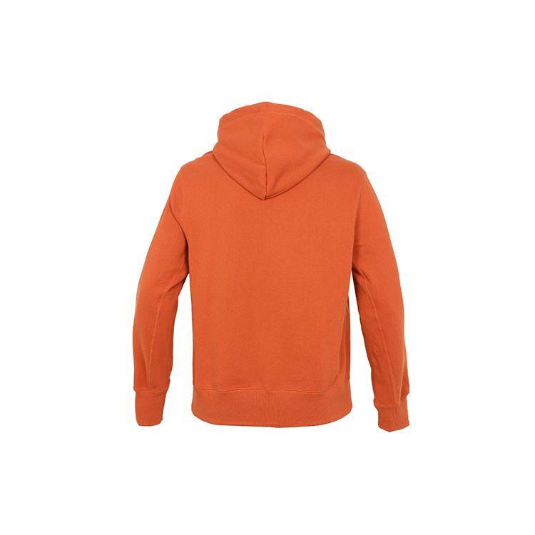 Nike French Terry Embroidered Logo Hoodie Men Sweatshirt Orange DA0024-881