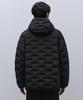 Musinsa Standard Brick Line Hooded Light Down Jacket [Black]