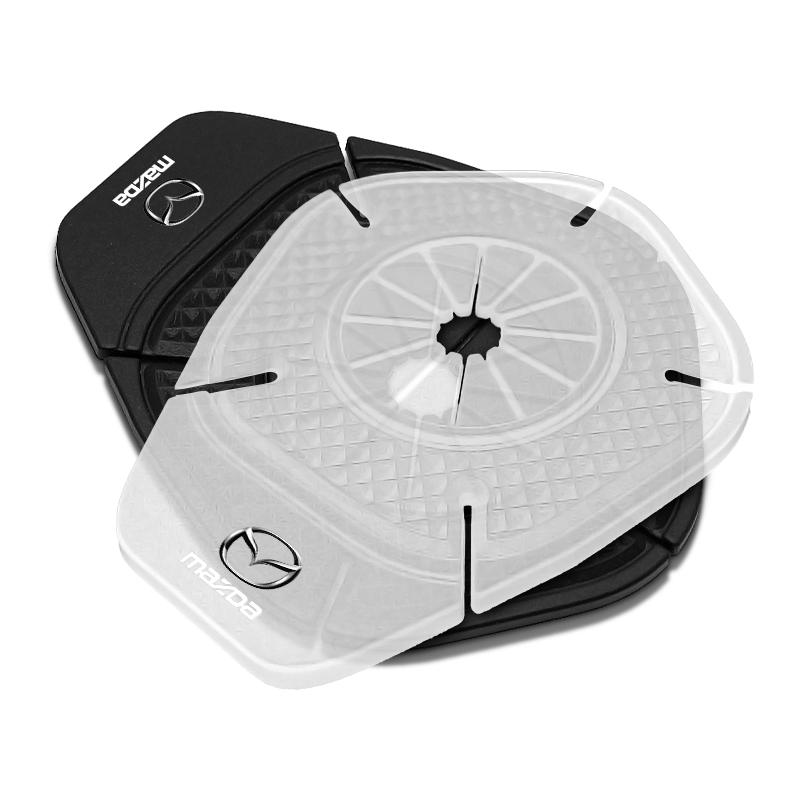 2 Stück Auto Scheibenwischer Schutzabdeckung Staubwischer Emblem Autostyling Für Mazda 3 6 CX5 2 CX3 CX9 MX5 RX8 Axela Demio MS CX5 2 Axela Demio Atenza