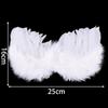 Infant White Angel Feather Wings Sets Lovely Baby Newborn Photography Outfit Props Kids Costume Headbands Photo Props Decoration