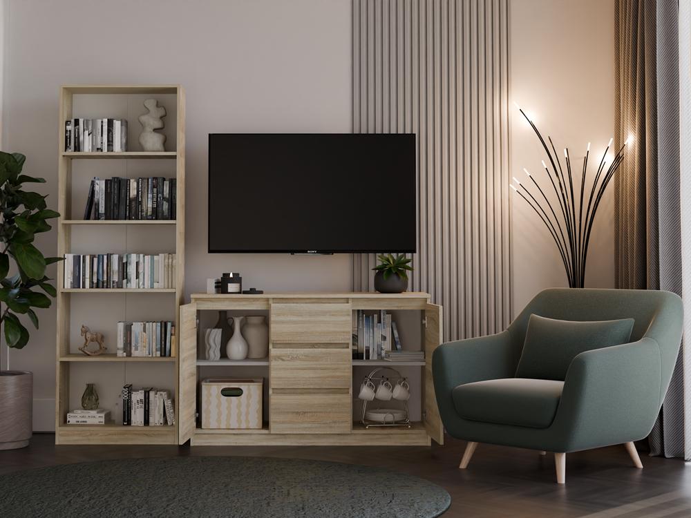 Malwa 2D3S SONOMA Chest of Drawers