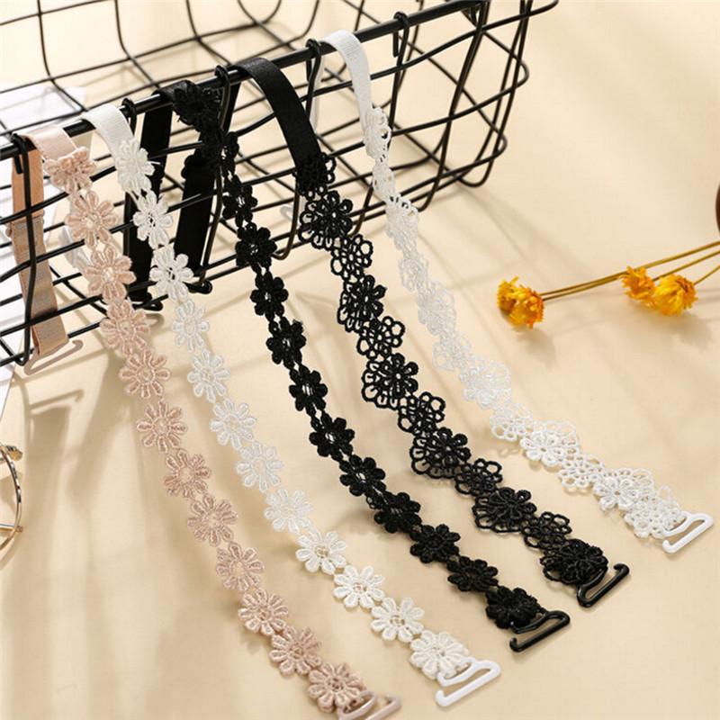 Women Flower Bra Strap Adapter Converter Adjustable Dress Underwear Accessories
