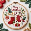 2025 Handgemachtes Weihnachtsstickerei DIY-Set - Englische Anleitung